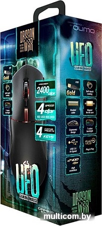 Игровая мышь QUMO Dragon War UFO