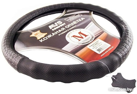 Оплетка на руль AVS GL-940M-B