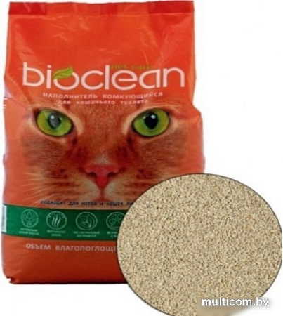 Наполнитель для туалета BioClean Комкующийся 5 л