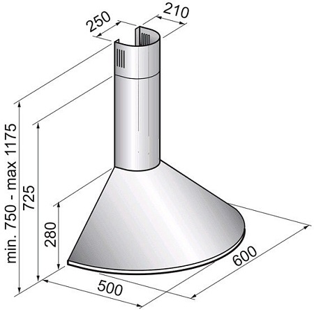 Кухонная вытяжка Korting KHC6930X