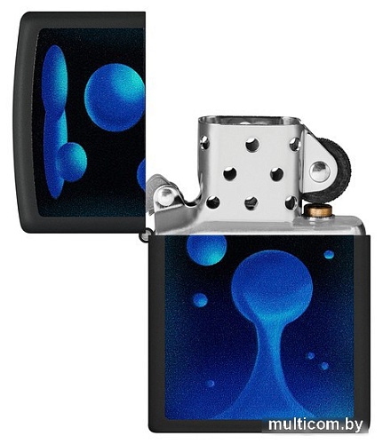 Зажигалка Zippo Lava Lamp Black Matte 48675