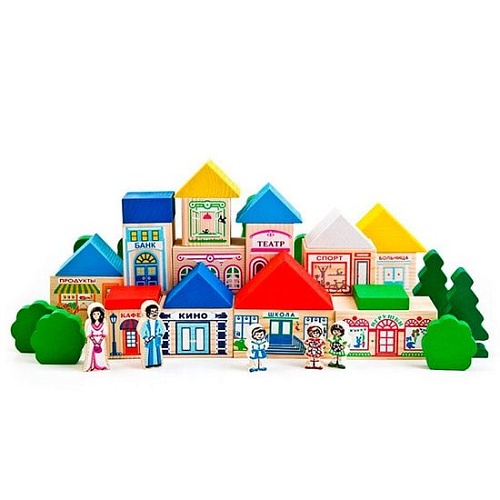Конструктор/игрушка-конструктор Томик Веселый городок 7678-1