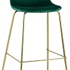 Стул Stool Group Валенсия велюр барный (зеленый) золотые ножки