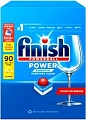 Таблетки для посудомоечной машины Finish All in 1 Powerball Power Essential лимон (90 шт)