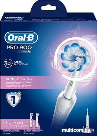 Электрическая зубная щетка Braun Oral-B Pro 900 Sensi UltraThin