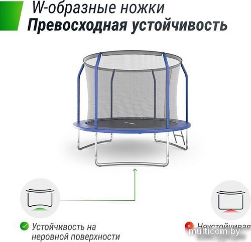 Батут Unix Line Supreme Basic 8 ft (blue)