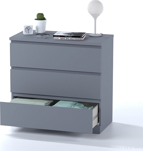 Комод Mio Tesoro Варма 3 (серый)