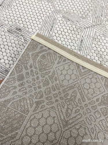 Ковер для жилой комнаты Safyun Calibri BT341-CREAM-D.GREY (0.8x1.5)