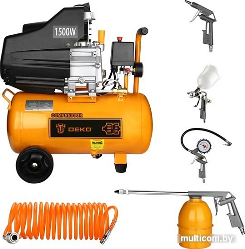 Компрессор Deko DKAC24 (+5 предметов)