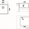 Кухонная мойка Ukinox Лофт LOB400.400-GT10P