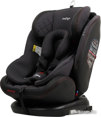 Детское автокресло Indigo Aero Isofix (черный/красный)