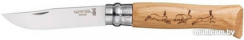 Туристический нож Opinel N°8 Animalia (заяц)