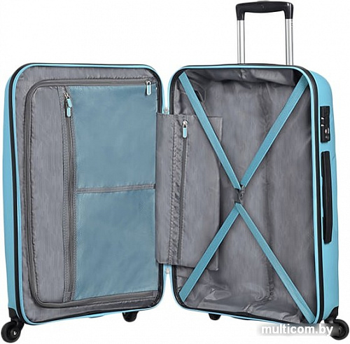 Чемодан-спиннер American Tourister Bon Air Blue Topaz 66 см