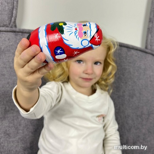 Развивающая игра Брестская Матрешка В виде Санта Клауса (набор 5 шт)