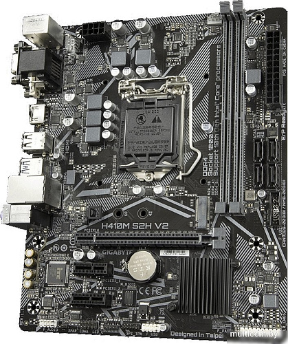 Материнская плата Gigabyte H410M S2H V2 (rev. 1.1/1.2/1.3/1.4/1.6)