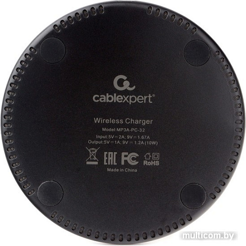 Беспроводное зарядное Cablexpert MP3A-PC-32