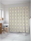 Шторка-занавеска для ванны JoyArty Структурные цветы sc_23239