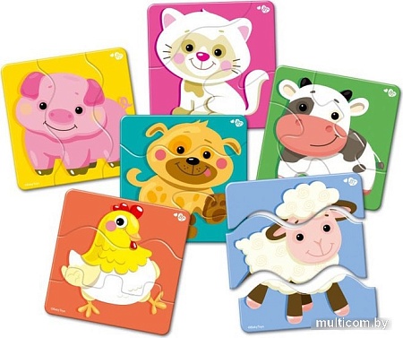 Мозаика/пазл Baby Toys Домашние животные 02500