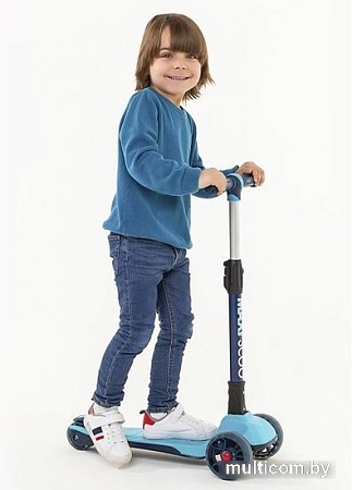 Трехколесный самокат Maxiscoo Junior Plus MSC-J072002P (голубой)