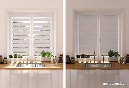 Шторы день-ночь Legrand День-Ночь 180x180 (снежно-белый)