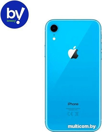 Смартфон Apple iPhone XR 64GB Воcстановленный by Breezy, грейд B (синий)