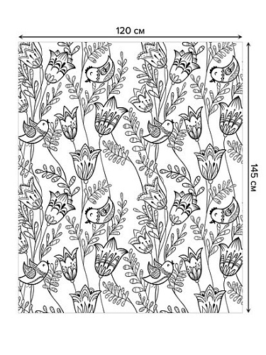 Скатерть JoyArty Птички невелички tcox_27313_120x145