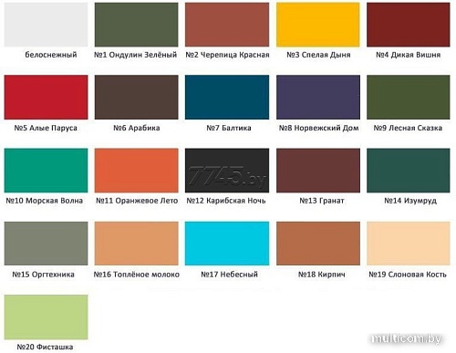 Краска Super Decor Резиновая 12 кг (№05 Алые паруса)