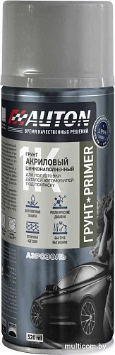 Автомобильный грунт Auton антикоррозионный с цинком - Серый - аэр. 520 мл