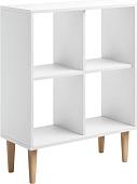 Стеллаж MONOFIX Одос 4 секции (белый)