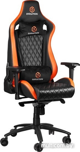 Кресло Evolution Omega (черный/оранжевый)