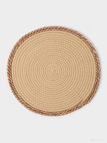 Сервировочная салфетка Доляна Мэг 10893525 (бежевый)