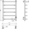 Полотенцесушитель Тругор Пэк СП 6 80x50 298710