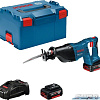 Сабельная пила Bosch GSA 18V-LI Professional 060164J00B (с 2-мя АКБ, кейс)