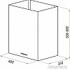Кухонная вытяжка HOMSair Phlox Push 40 (белый)