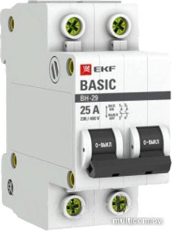 Выключатель нагрузки EKF Basic 2P 40А ВН-29 SL29-2-40-bas