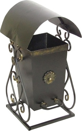 Уличная урна Станкоинструмент №16 (с крышей)