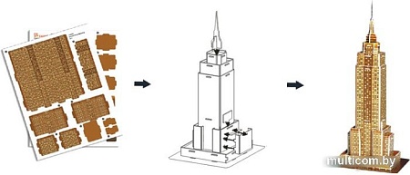 3Д-пазл CubicFun Эмпайр-стейт-билдинг S3003