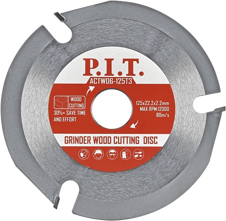 Отрезной диск P.I.T. ACTW06-125T3