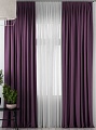 Комплект штор и гардин Pasionaria Блэкаут 340x230 (3 шт, фиолетовый)