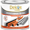 Алкидная грунтовка Dekor ГФ-021 (1.8 кг, красно-коричневый)