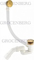 Слив-перелив Grocenberg GB230 (золотой брашированный)