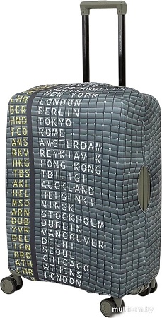 Чехол для чемодана Grott 210-LCS292-M-DCL (серый)