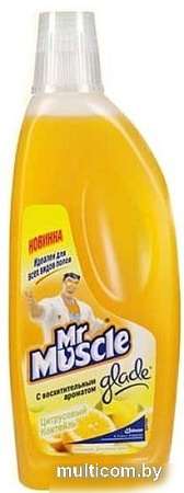 Средство для напольных покрытий Mr. Muscle Универсальный Цитрусовый Коктейль 0.5 л