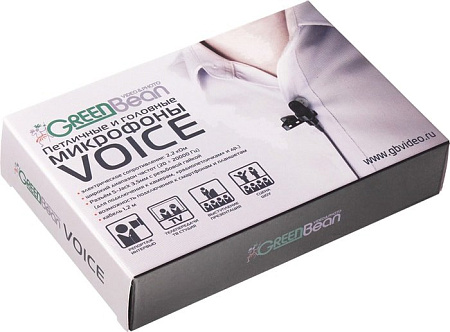 Микрофон GreenBean Voice 4 black S-Jack