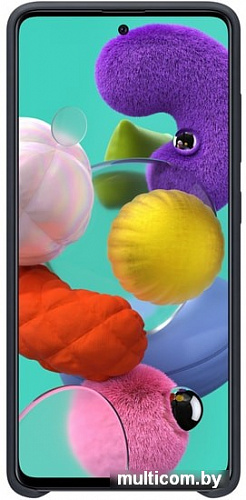 Чехол Samsung Silicone Cover для Samsung Galaxy A51 (черный)