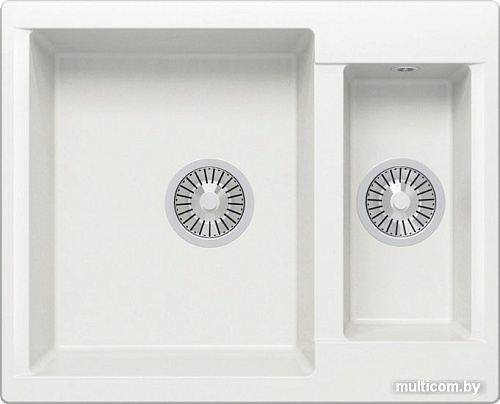 Кухонная мойка Polygran Brig-620 (белый хлопок 36)