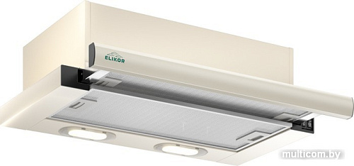 Кухонная вытяжка Elikor Интегра 50П-400-В2Л (топленое молоко/топленое молоко)