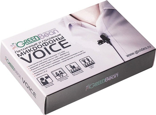 Микрофон GreenBean Voice 4 black S-Jack