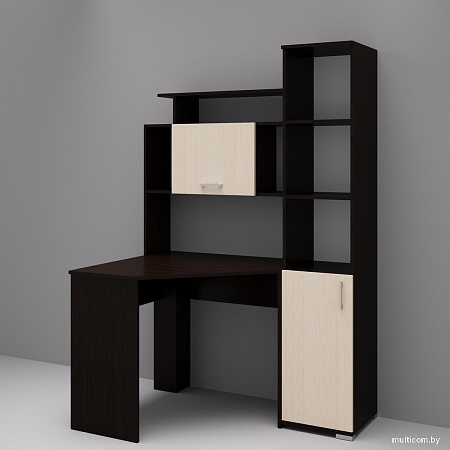 Стол Памир ПКС-8 угловой (венге/дуб белфорт)