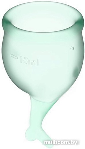 Менструальная чаша Satisfyer Feel Secure (салатовый)